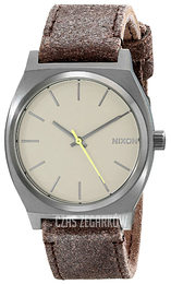 Nixon The Time Teller Beżowy/Skóra Ø37 mm A0451388