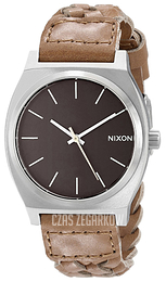 Nixon The Time Teller Brązowy/Skóra Ø37 mm A0451959