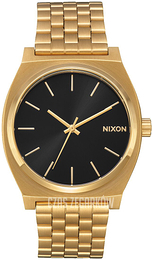 Nixon The Time Teller Czarny/Stal w odcieniu złota A0452042-00