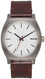 Nixon The Time Teller Biały/Skóra Ø37 mm A0452665-00