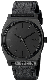 Nixon The Time Teller Czarny/Skóra Ø37 mm A0452738-00