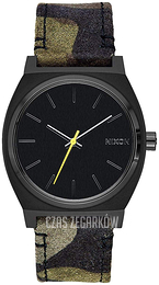 Nixon The Time Teller Czarny/Skóra Ø37 mm A0453054-00