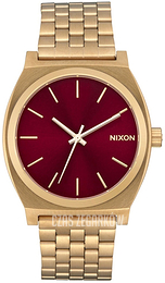 Nixon Classic Czerwony/Stal w kolorze różowego złota Ø42 mm A0455098-00