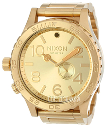 Nixon The 51-30 Żółte złoto/Stal w odcieniu złota Ø51 mm A05771200-00