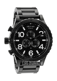 Nixon The 51-30 Chrono Czarny/Stal Ø51 mm A083001-00