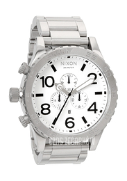Nixon The 51-30 Chrono Biały/Stal Ø51 mm A083100-00