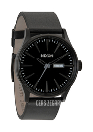 Nixon The Sentry Leather Czarny/Skóra Ø42 mm A105001-00