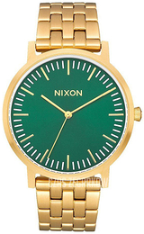 Nixon Zielony/Stal w odcieniu złota Ø40 mm A10572691-00