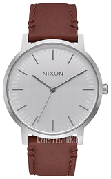 Nixon Srebrny/Skóra Ø40 mm A10581113-00