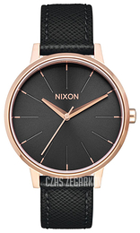 Nixon The Kensington Czarny/Skóra Ø37 mm A1081098-00