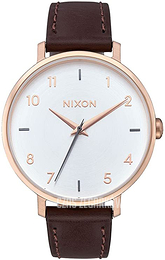 Nixon The Arrow Biały/Skóra Ø38 mm A1091-2369-00