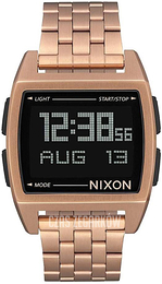 Nixon The Base Tide Ekran LCD/Stal w kolorze różowego złota A1107-897-00