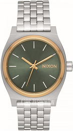 Nixon The Time Teller Zielony/Stal Ø31 mm A1130-2877-00