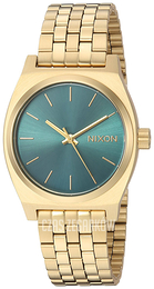 Nixon The Time Teller Zielony/Stal w odcieniu złota Ø31 mm A11302626-00