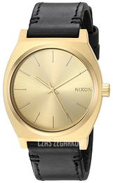 Nixon The Time Teller Żółte złoto/Skóra A11372591-00