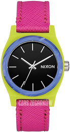 Nixon The Time Teller Czarny/Skóra Ø31 mm A1172-3152-00