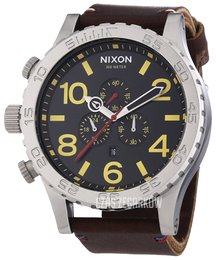 Nixon The 51-30 Czarny/Skóra Ø51 mm A1241019-00