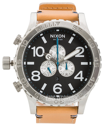 Nixon The 51-30 Czarny/Skóra Ø51 mm A1242299-00