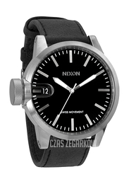 Nixon The Chronicle Czarny/Skóra Ø48.5 mm A127000-00