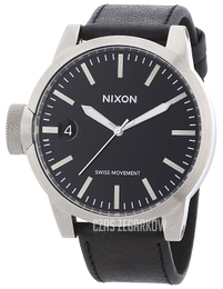 Nixon The Chronicle Czarny/Skóra Ø48 mm A1271000-00
