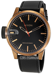 Nixon Czarny/Skóra Ø47 mm A127872-00