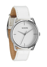 Nixon The Mellor Biały/Skóra Ø38 mm A129391-00