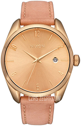 Nixon Różowe złoto/Skóra Ø38 mm A1343-5085