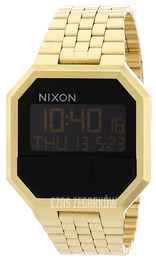 Nixon The Re-Run Czarny/Stal w odcieniu złota A158502-00