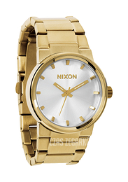 Nixon The Cannon Srebrny/Stal w odcieniu złota Ø39.5 mm A1601219-00