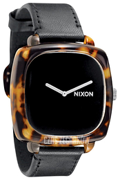 Nixon The Shutter Czarny/Skóra A1671647-00