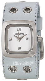 Nixon The Mini GTO Biały/Skóra Ø30 mm A220109-00