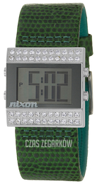 Nixon The Compact L Srebrny/Skóra Ø28 mm A255845-00