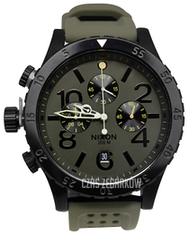 Nixon The 48-20 Zielony/Guma Ø48 mm A2781089