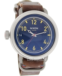 Nixon The October Leather Czarny/Skóra Ø48.5 mm A279019-00
