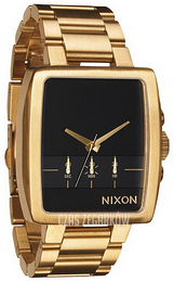 Nixon Czarny/Stal w odcieniu złota A324501-00