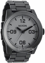 Nixon The Corporal Szary/Stal Ø48 mm A346-1062