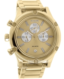 Nixon The Camden Chrono Żółte złoto/Stal w odcieniu złota Ø41 mm A3541219-00