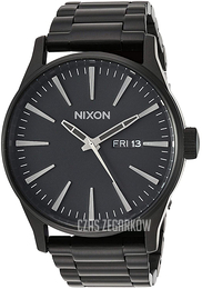 Nixon The Sentry Czarny/Stal Ø42 mm A356001