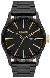Nixon The Sentry Czarny/Stal Ø42 mm A3561041-00