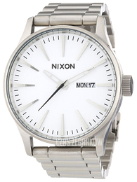Nixon The Sentry Biały/Stal Ø42 mm A3561100-00