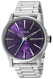 Nixon The Sentry Purpurowy/Stal Ø42 mm A356230-00