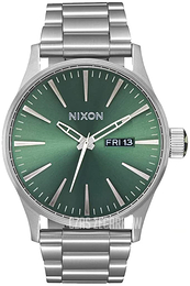 Nixon The Sentry Zielony/Stal Ø42 mm A3565072-00