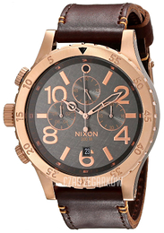Nixon The 48-20 Szary/Skóra Ø48 mm A3632001
