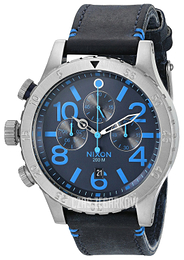 Nixon The 48-20 Niebieski/Skóra Ø48 mm A3632219-00