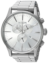 Nixon The Sentry Srebrny/Stal Ø42 mm A3861920-00