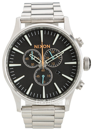 Nixon The Sentry Czarny/Stal Ø42 mm A3862336-00