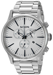 Nixon The Sentry Srebrny/Stal Ø42 mm A3862450-00