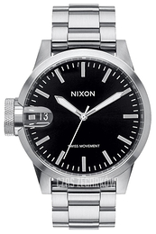 Nixon The Chronicle Czarny/Stal Ø44 mm A441000-00