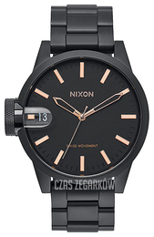 Nixon The Chronicle Czarny/Stal Ø44 mm A441957-00