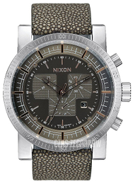Nixon The Magnacon Szary/Skóra Ø48 mm A4582146-00